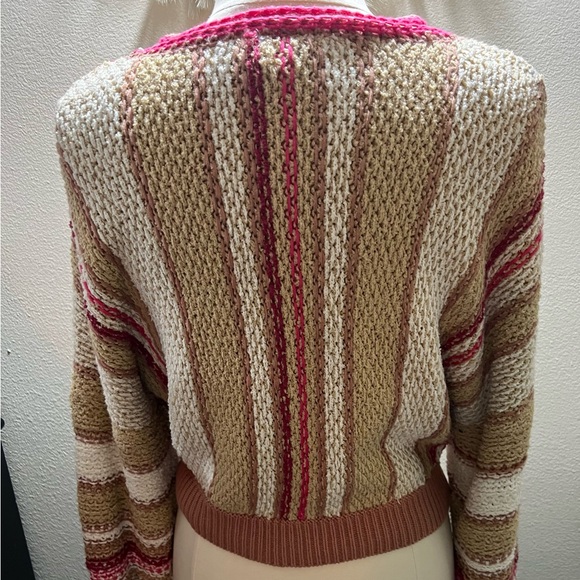 Free People Multicolor Striped Sweater NWT - Picture 2 of 6